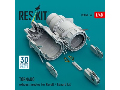 TORNADO exhaust nozzles for Revell / Eduard kit (3D Printed) 