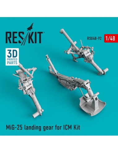 MiG-25 landing gear for ICM Kit 