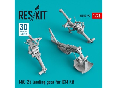MiG-25 landing gear for ICM Kit 