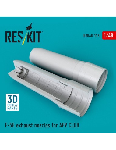 F-5E exhaust nozzles for Afv Club kit (3D Printed) 