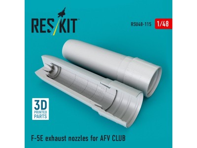 F-5E exhaust nozzles for Afv Club kit (3D Printed) 