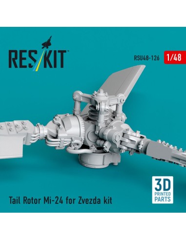 Tail Rotor Mi-24 for Zvezda kit (3D Printed) 