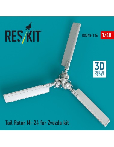 Tail Rotor Mi-24 for Zvezda kit (3D Printed) 