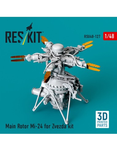 Main Rotor Mi-24 for Zvezda kit (3D Printed) 