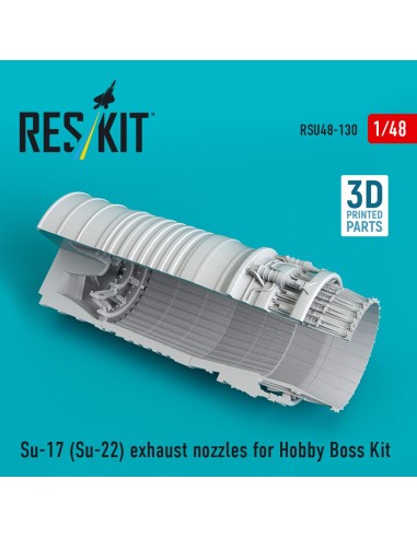 Su-17 (Su-22) exhaust nozzle for HobbyBoss kit (3D Printed) 