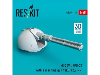 Mi-24V USPU-24 with a machine gun YakB-12,7 mm (3D Printed) 