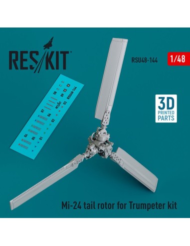 Mi-24 tail rotor for Trumpeter kit (3D Printed) 