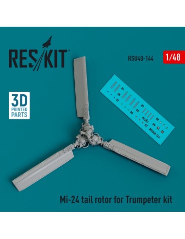 Mi-24 tail rotor for Trumpeter kit (3D Printed) 