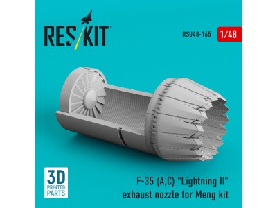 F-35 (A,?) Lightning II exhaust nozzle for Meng kit (3D Printed) 