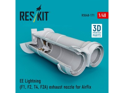EE Lightning (F1, F2, T4, F2A) exhaust nozzle for AirFix kit (3D Printed) 
