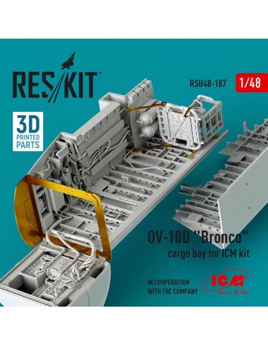 OV-10D Bronco cargo bay for ICM kit (3D Printed) 
