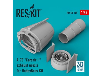 A-7E Corsair II exhaust nozzle for HobbyBoss Kit (3D Printed) 