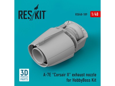 A-7E Corsair II exhaust nozzle for HobbyBoss Kit (3D Printed) 