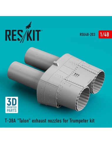 T-38A Talon exhaust nozzles for Trumpeter kit (3D Printed) 