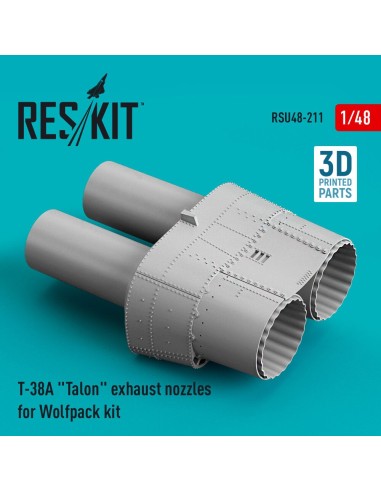 T-38A Talon exhaust nozzles for Wolfpack kit (3D Printed) 