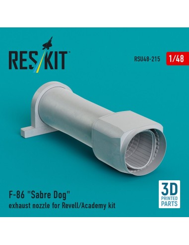 F-86 Sabre Dog exhaust nozzle for Revell/Academy kit (3D Printed) 