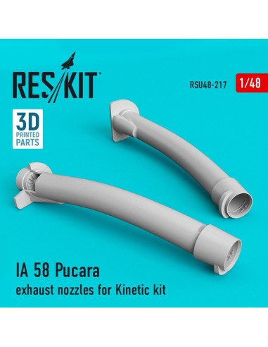 IA 58 Pucara exhaust nozzles for Kinetic kit 