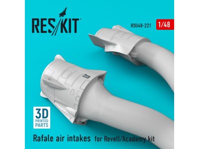 Rafale air intakes for Revell/Academy kit (3D Printed) 