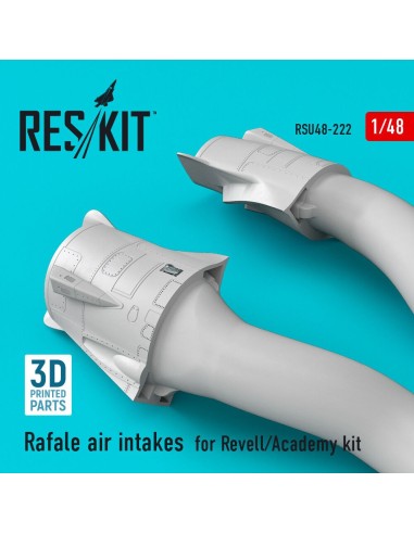 Rafale air intakes for HobbyBoss kit (3D Printed) 