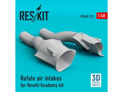 Rafale air intakes for HobbyBoss kit (3D Printed) 