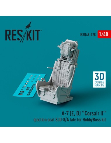 A-7 (E, D) Corsair II ejection seat SJU-8/A late for HobbyBoss kit (3D Printed) 