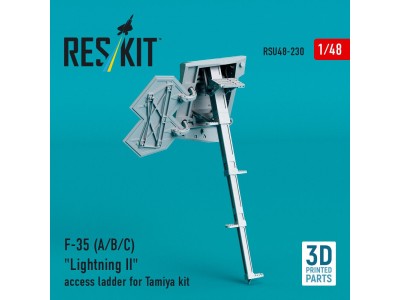 F-35 (A/B/C) Lightning II access ladder for Tamiya kit (3D Printed) 