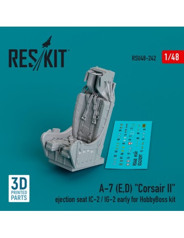 A-7 (E,D) Corsair II ejection seat IC-2 / IG-2 early for HobbyBoss kit (3D Printed) 