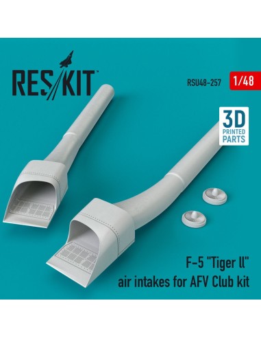 F-5 Tiger ll air intakes for AFV Club kit (3D Printed) 