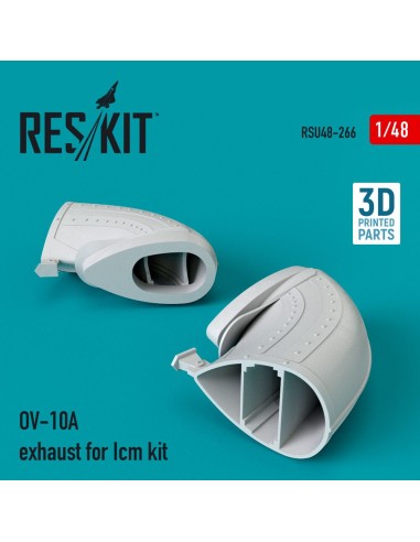 OV-10A exhaust for Icm kit (3D Printed) 