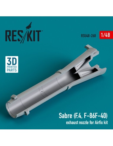 Sabre (F.4, F-86F-40) exhaust nozzle for Airfix kit (3D Printed) 