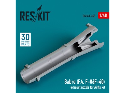Sabre (F.4, F-86F-40) exhaust nozzle for Airfix kit (3D Printed) 