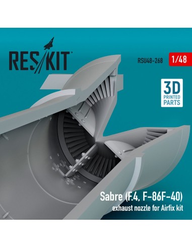 Sabre (F.4, F-86F-40) exhaust nozzle for Airfix kit (3D Printed) 