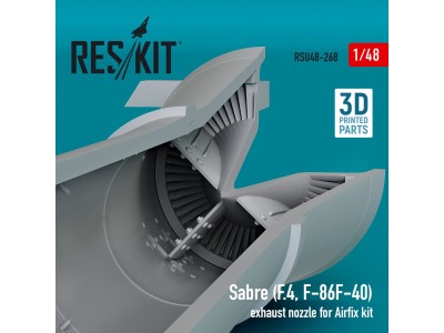 Sabre (F.4, F-86F-40) exhaust nozzle for Airfix kit (3D Printed) 