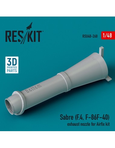 Sabre (F.4, F-86F-40) exhaust nozzle for Airfix kit (3D Printed) 