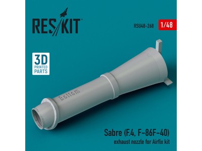 Sabre (F.4, F-86F-40) exhaust nozzle for Airfix kit (3D Printed) 