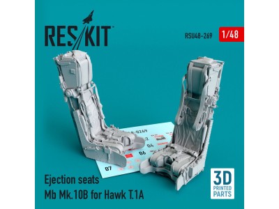 Ejection seats Mb Mk.10B for Hawk T.1A (3D Printed) 