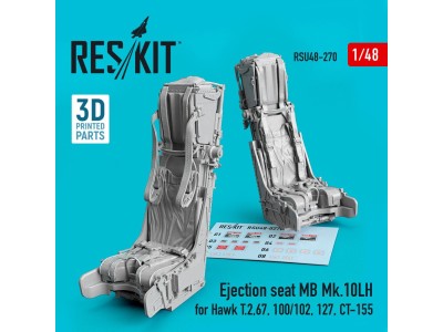Ejection seat MB Mk.10LH for Hawk T.2,67,100/102,127,CT-155 (3D Printed) 