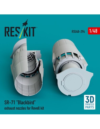 SR-71 Blackbird exhaust nozzles for Revell kit (3D printed) 