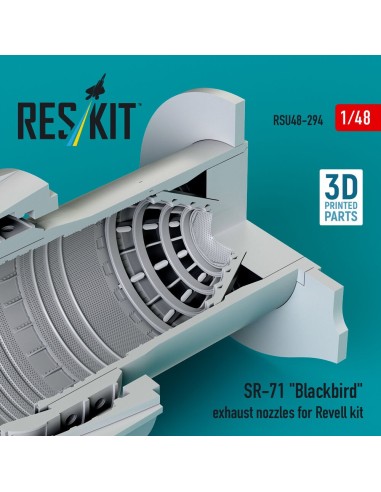 SR-71 Blackbird exhaust nozzles for Revell kit (3D printed) 