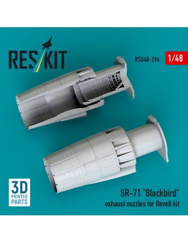 SR-71 Blackbird exhaust nozzles for Revell kit (3D printed) 