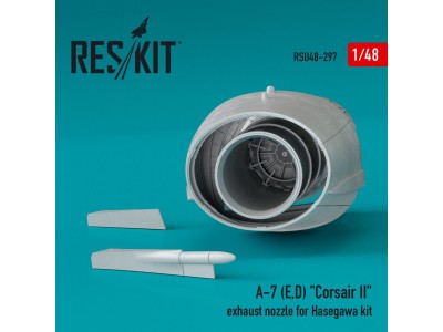 A-7 (E,D) Corsair II exhaust nozzle for Hasegawa kit 