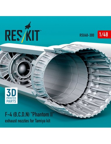 F-4 (B, C, D, N) Phantom II exhaust nozzles for Tamiya kit (3D printed) 