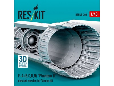F-4 (B, C, D, N) Phantom II exhaust nozzles for Tamiya kit (3D printed) 