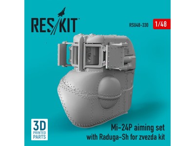 Mi-24P aiming set with Raduga-Sh for zvezda kit (3D Printed) 