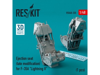 Ejection seat (late modification) for F-35A Lightning II (3D Printed) 