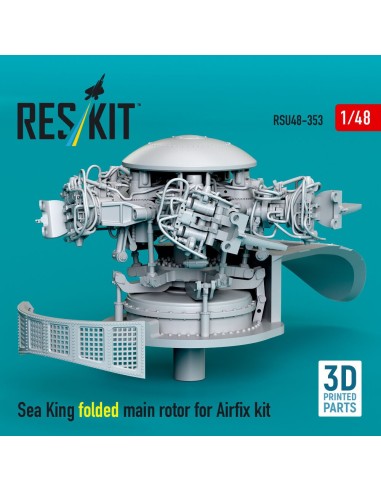 Sea King folded main rotor for Airfix kit (3D printed) 