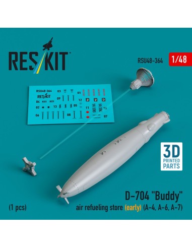 D-704 Buddy air refueling store (early) (1 pcs) (A-4, A-6, A-7) (3D Printed) 