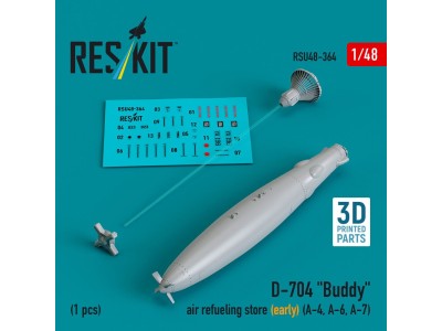 D-704 Buddy air refueling store (early) (1 pcs) (A-4, A-6, A-7) (3D Printed) 