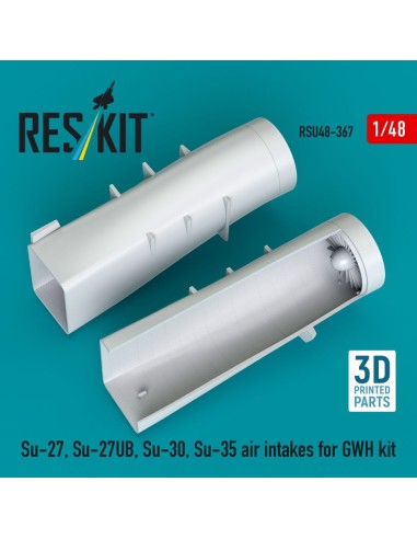 Su-27, Su-27UB,30,35 air intakes for GWH kit (3D Printed) 