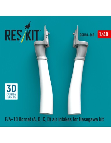 F/A-18 Hornet (A, B, C, D) air intakes for Hasegawa kit (3D Printed) 